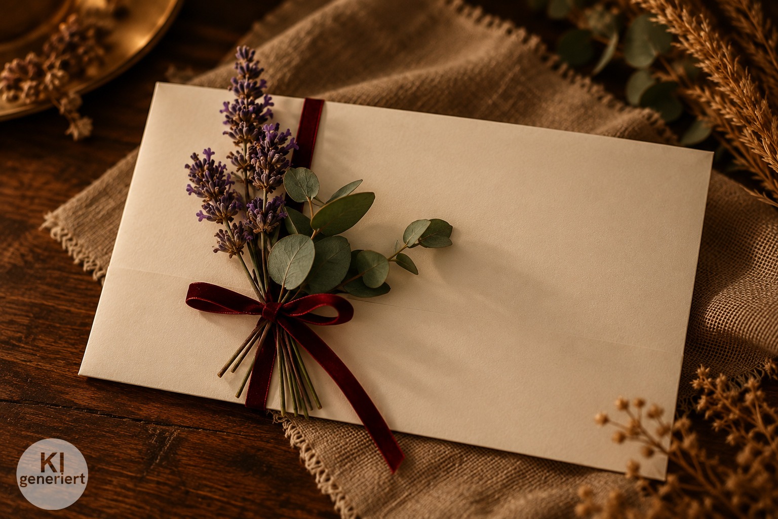 Verpackter Gutschein für ein Familienfotoshooting als Weihnachtsgeschenk